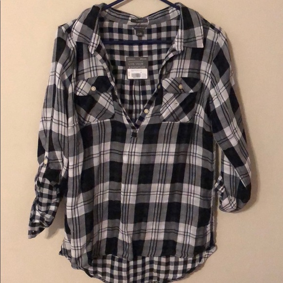 Eddie Bauer Tops - Eddie Bauer Plaid Shirt